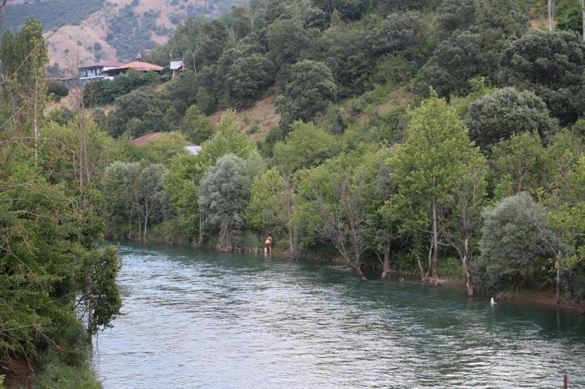Adana'da sıcaklık 50 dereceyi buldu! Saimbeyli doğası ve serinliğiyle sıcaktan kaçanların uğrak yeri oldu