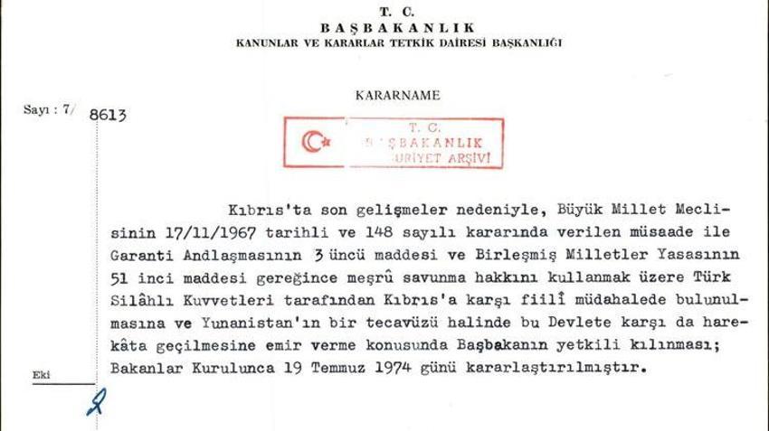 Kıbrıs Barış Harekatı'nın 50. yıl dönümü! Yıllardır saklanıyor, işte devleti alarma geçiren belgeler