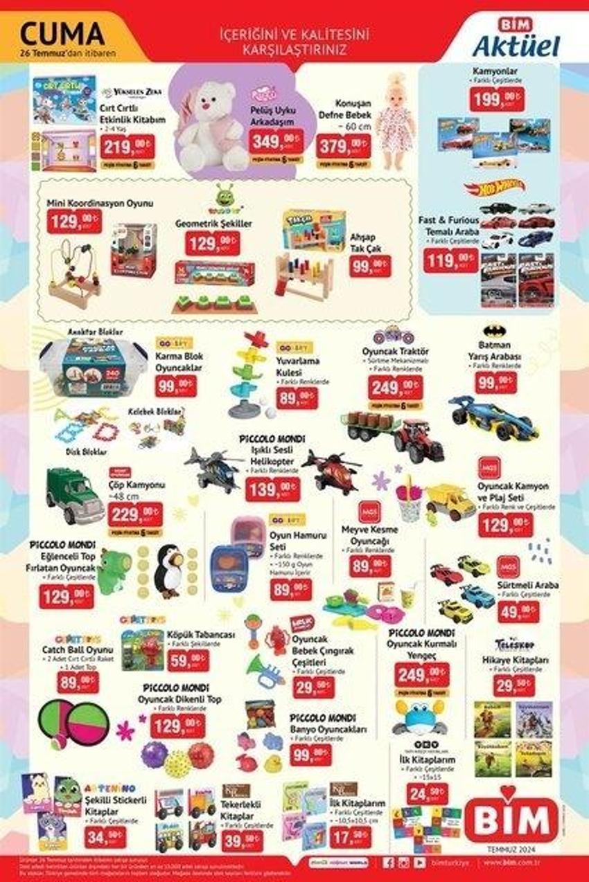 BİM 26 Temmuz aktüel katalog 2024: Yayınlandı, raflara dizildi! BİM'de bu hafta indirimli ürünler hangileri?