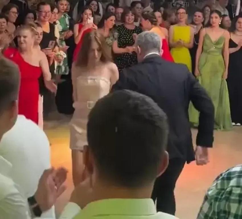 Elçin Sangu'dan kuzenin düğününde Lezginka dansı! Kafkas hünerlerini sergiledi