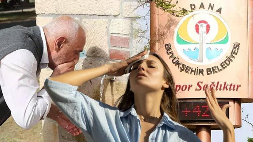 Adana'da sıcak hava ve nem herkesi bunalttı! Caddeler bomboş kaldı