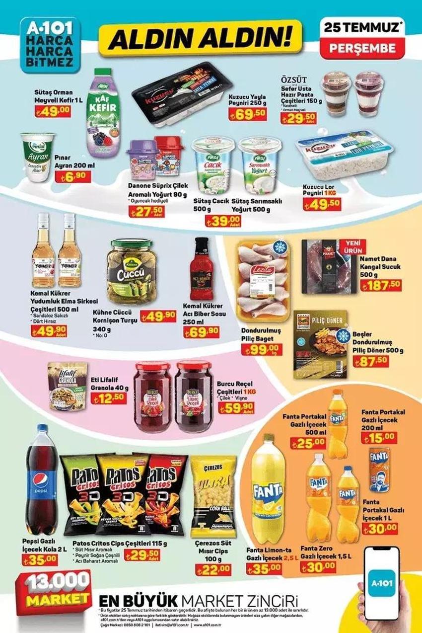 A101 25 Temmuz Aldın Aldın katalog 2024 yayınlandı: A101'de indirimli ürünlerde neler var? 