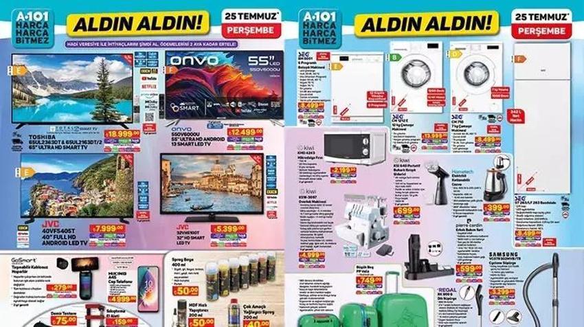 A101 25 Temmuz Aldın Aldın katalog 2024 yayınlandı: A101'de indirimli ürünlerde neler var? 