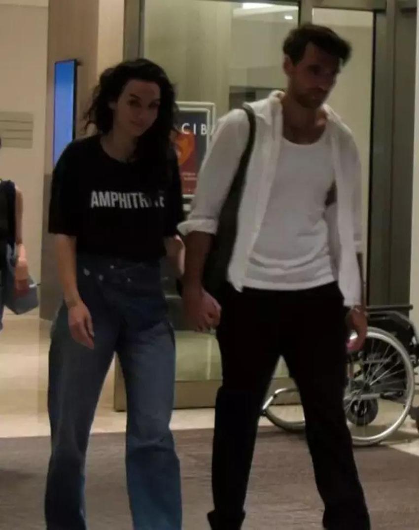 Birce Akalay sevgilisiyle hastaneye gitti! Sette kaza geçirmiş