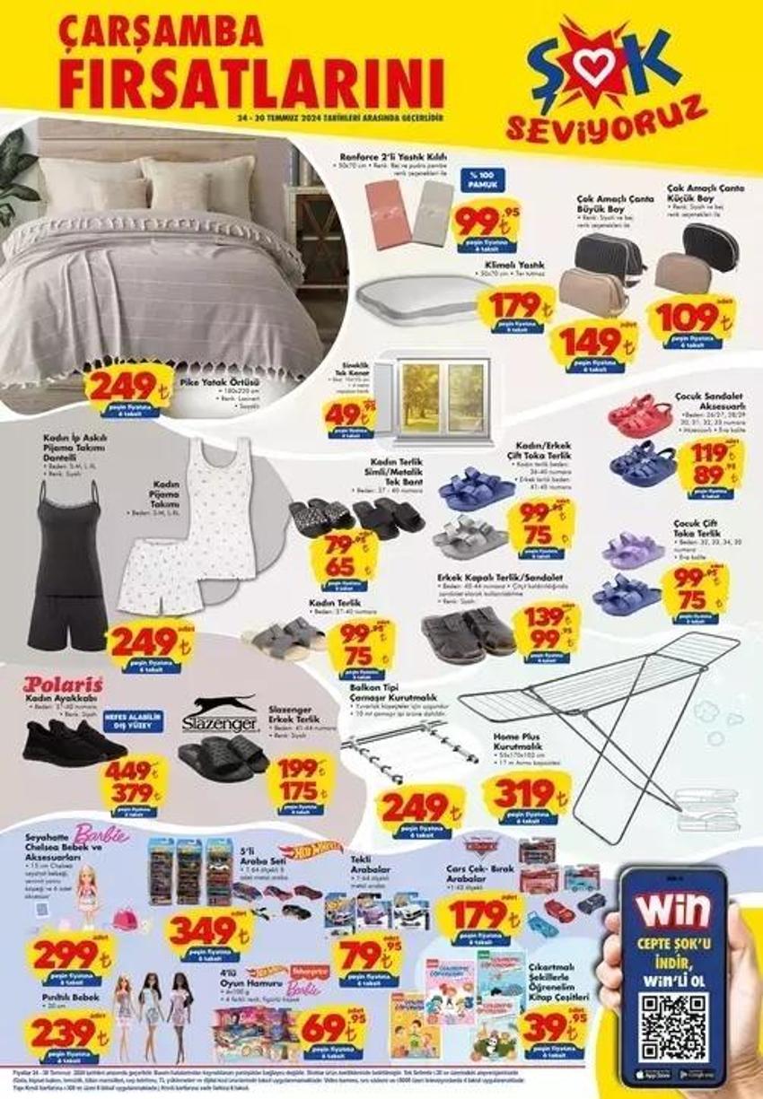 ŞOK 24-30 Temmuz aktüel katalog 2024: ŞOK Temmuz'un son haftasını kampanyayla bitiriyor!