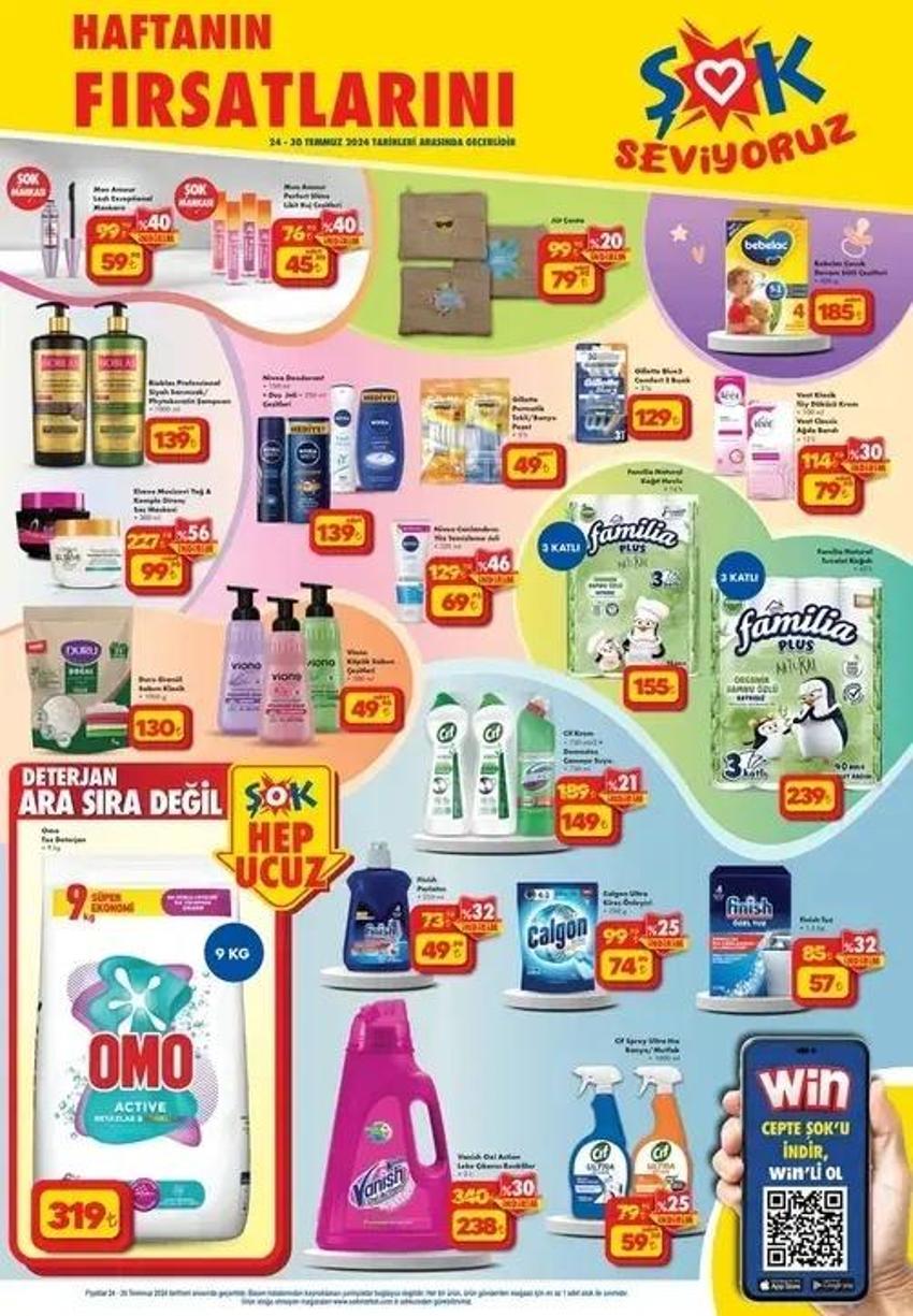 ŞOK 24-30 Temmuz aktüel katalog 2024: ŞOK Temmuz'un son haftasını kampanyayla bitiriyor!