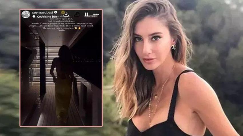 Şeyma Subaşı yine aşık oldu! ‘Hissediyorum’
