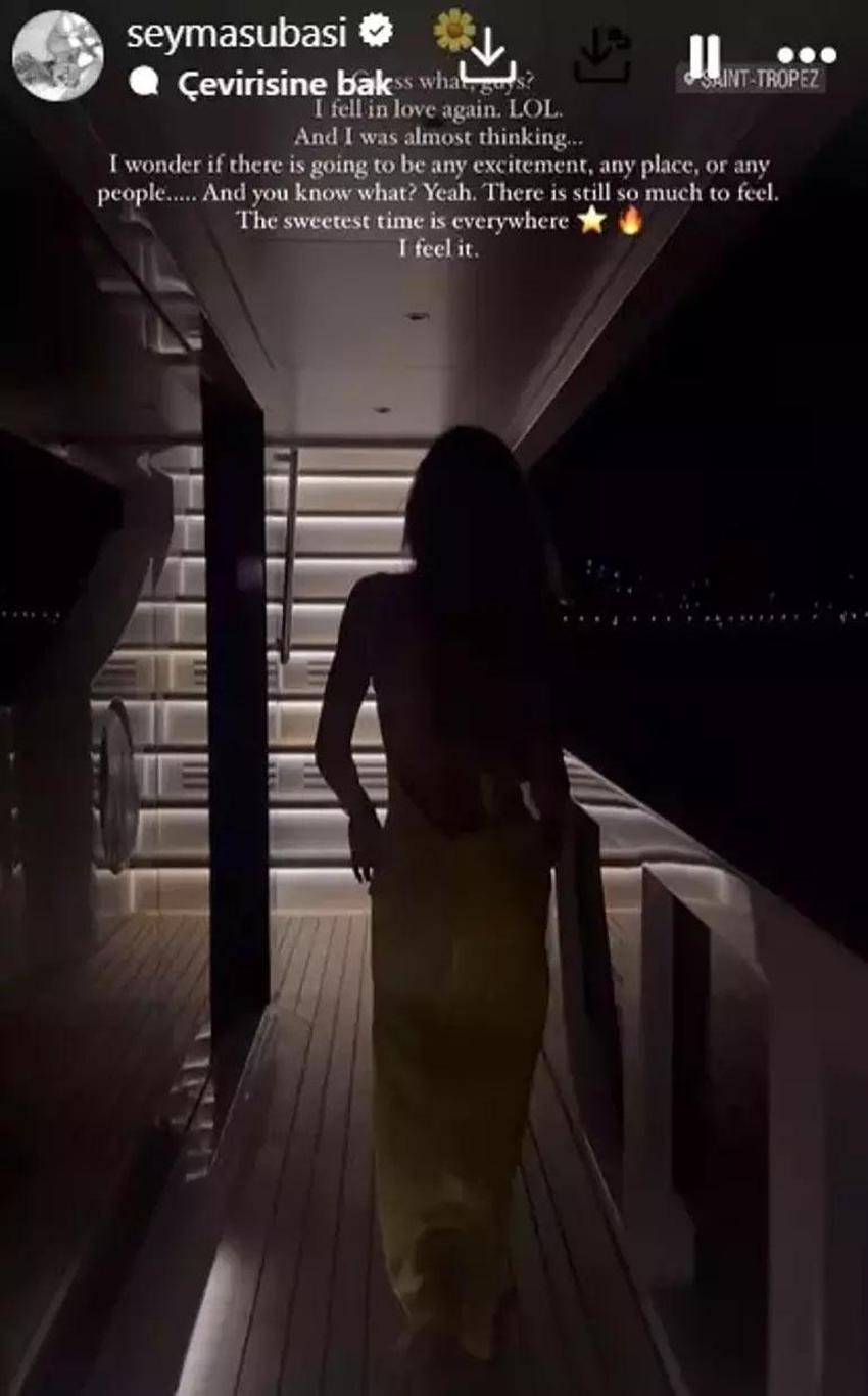 Şeyma Subaşı yine aşık oldu! ‘Hissediyorum’