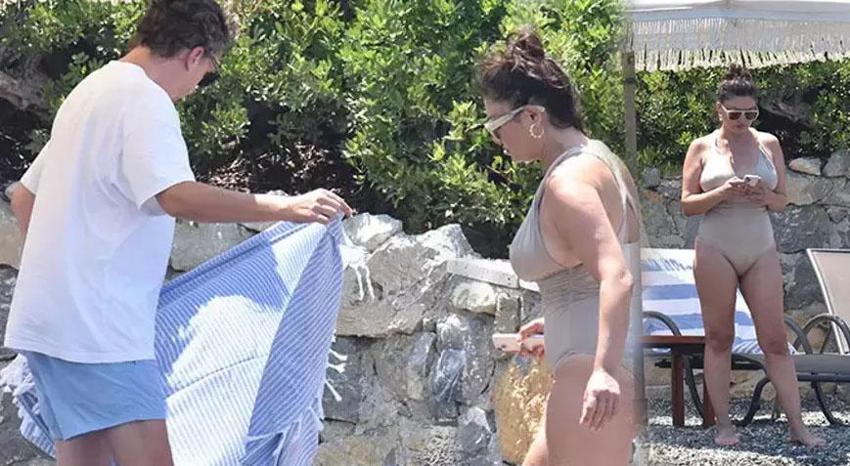 Nurgül Yeşilçay tatil sezonunu açtı! “Buradayım aşkım"
