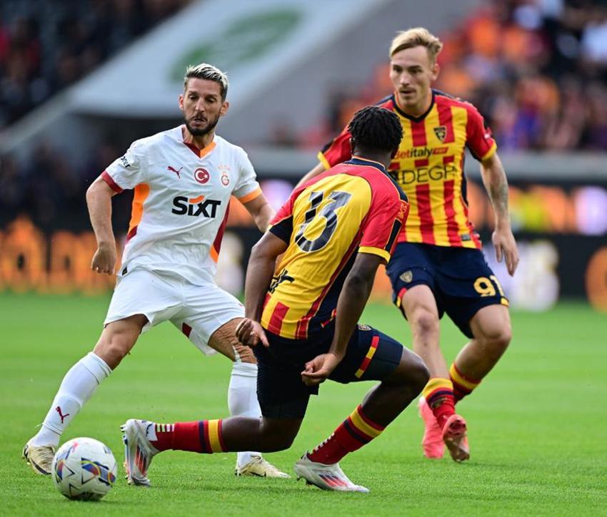 Galatasaray, Lecce'yi mağlup etti! Heyecan D-Smart'ta yaşandı