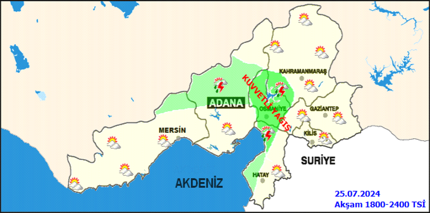 Adana'da Temmuz ayında dolu sürprizi! Her yer beyaza büründü, 14 il için sarı alarm verildi