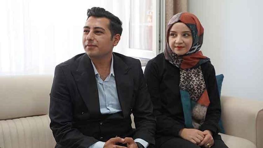 Gaziantep'te bir çift evlilik kredisiyle yuvalarını kurdu: Yeni evlenenlere 2 yıl evlilik akademisi 