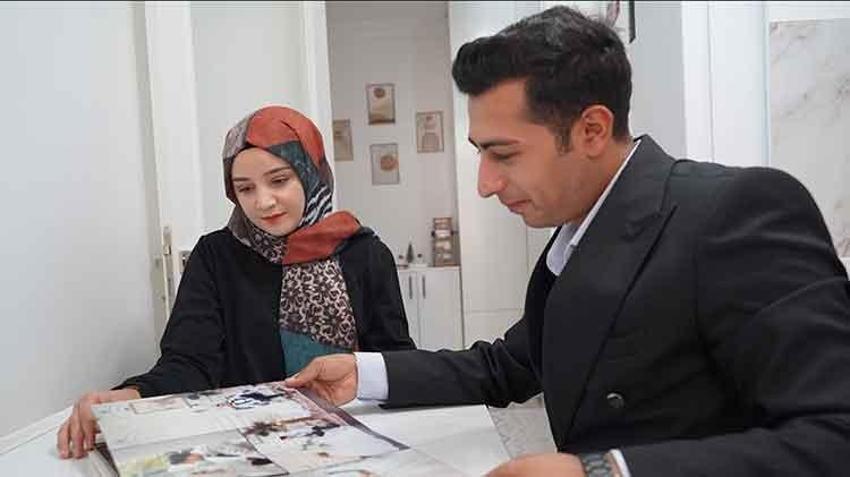 Gaziantep'te bir çift evlilik kredisiyle yuvalarını kurdu: Yeni evlenenlere 2 yıl evlilik akademisi 