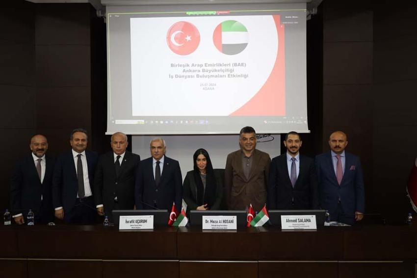 Adana'ya milyarlarca dolar yağacak! Birleşik Arap Emirlikleri ile büyük iş birliği! Bölgeyi ticaret merkezine çevirecek