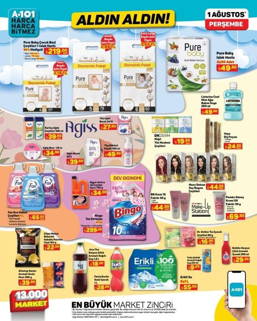 A101 aktüel 29-31 Temmuz katalog 2024: Bu hafta A101'de hangi ürünler indirimde? A101 fiyat listesi!