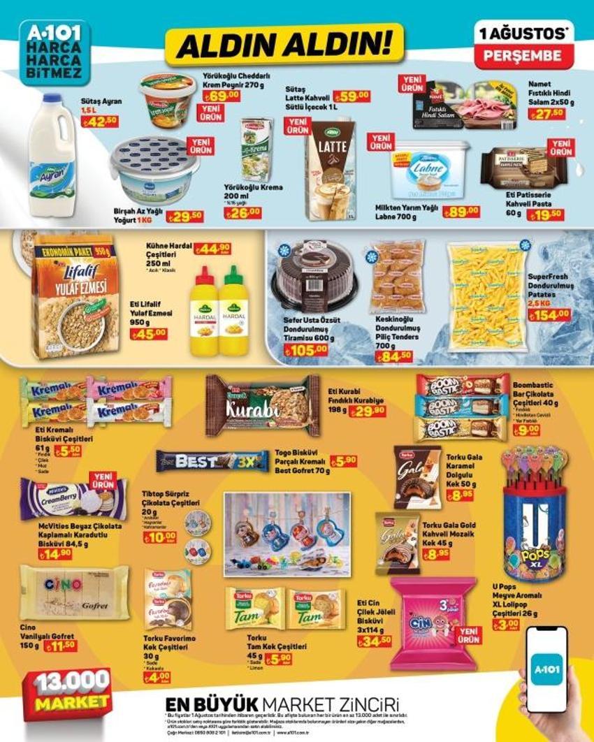 A101 aktüel 29-31 Temmuz katalog 2024: Bu hafta A101'de hangi ürünler indirimde? A101 fiyat listesi!