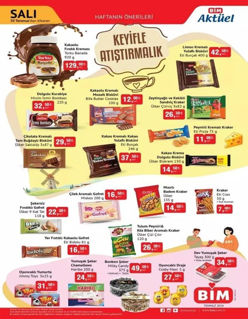 BİM aktüel 30 Temmuz- 2 Ağustos katalog 2024: BİM'de son Temmuz kampanyası var! Bu hafta BİM'de hangi ürünler indirimli?