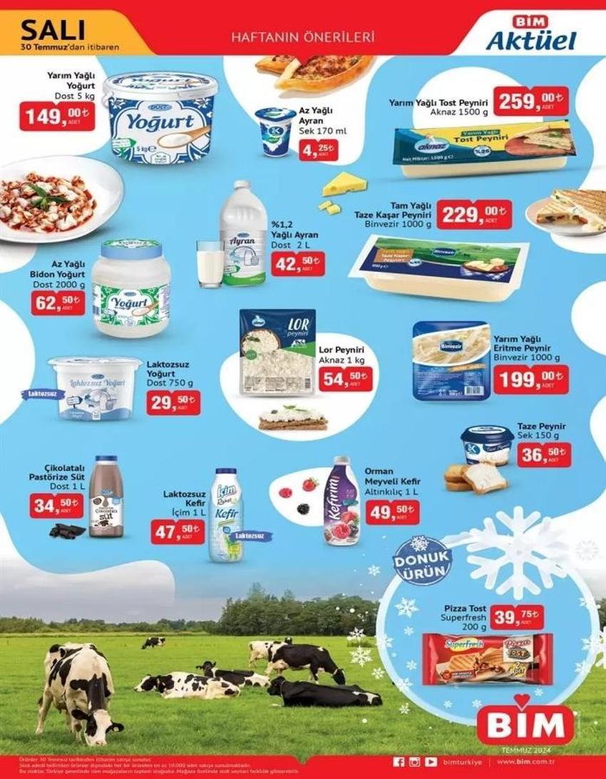 BİM aktüel 30 Temmuz- 2 Ağustos katalog 2024: BİM'de son Temmuz kampanyası var! Bu hafta BİM'de hangi ürünler indirimli?
