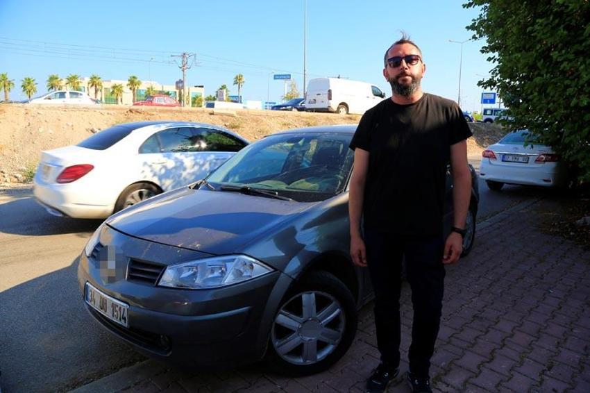 Denizli'de pes dedirten olay! Tartıştığı kişinin arabasını alıp Antalya'ya park etti