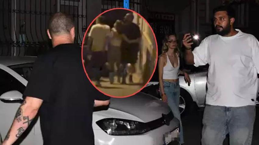 Meğer boşanmış! Müge Bayramoğlu'nun sevgilisi gazetecilerin fotoğraf makinelerine el koydu