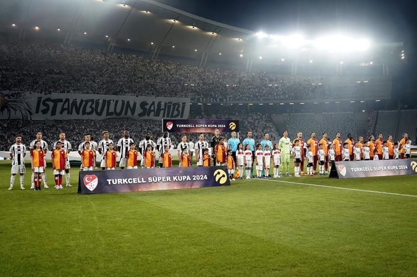 Beşiktaş Süper Kupa'da Galatasaray'a gol yağdırdı: 5-0
