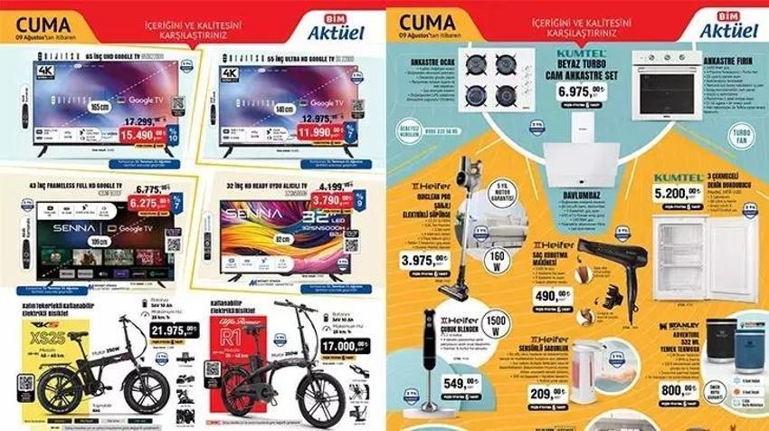 BİM aktüel (6-9 AĞUSTOS) katalog 2024: BİM'de indirimli ürünler bu hafta neler?