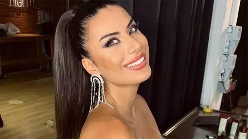 Duygu Çakmak'ın iskelede zor anları! Bikinisinin azizliğine uğradı