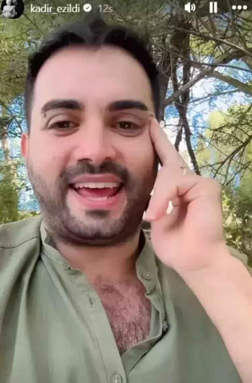 Kadir Ezildi'nin nişanlısına sürpriz yaptı, aldığı tepki şaşırttı!