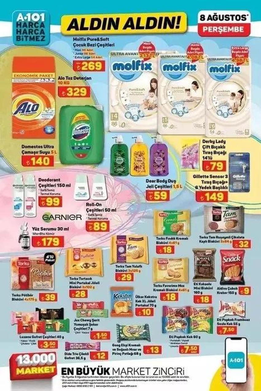 A101 aktüel 8 Ağustos katalog 2024: Yaz indirimi devam ediyor! A101'de bu hafta hangi ürünler indirimde?