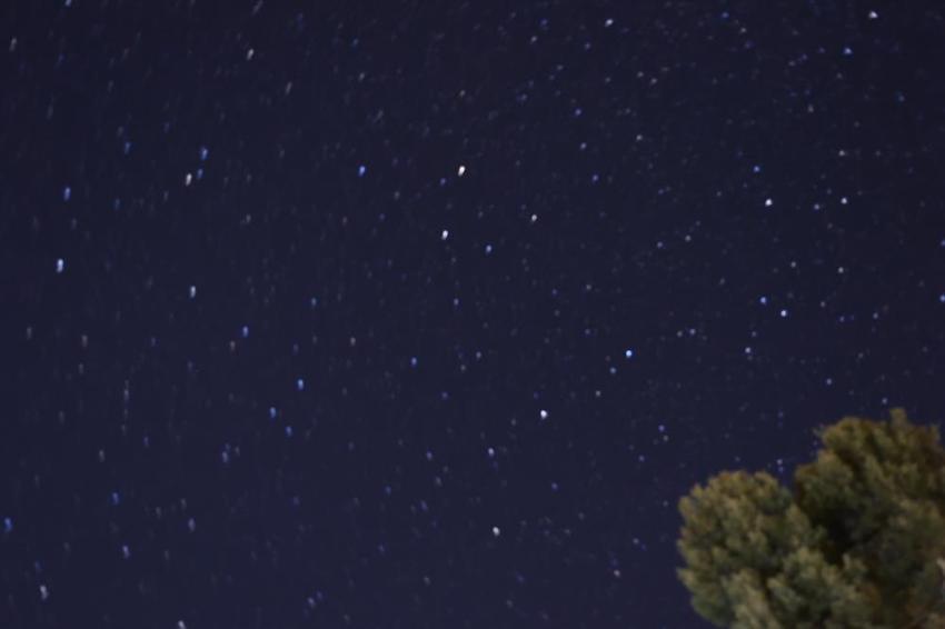 Adana'da meteor yağmuru! Görsel şölen oluşturdu!