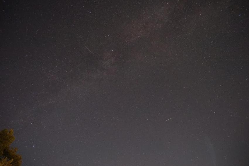 Adana'da meteor yağmuru! Görsel şölen oluşturdu!