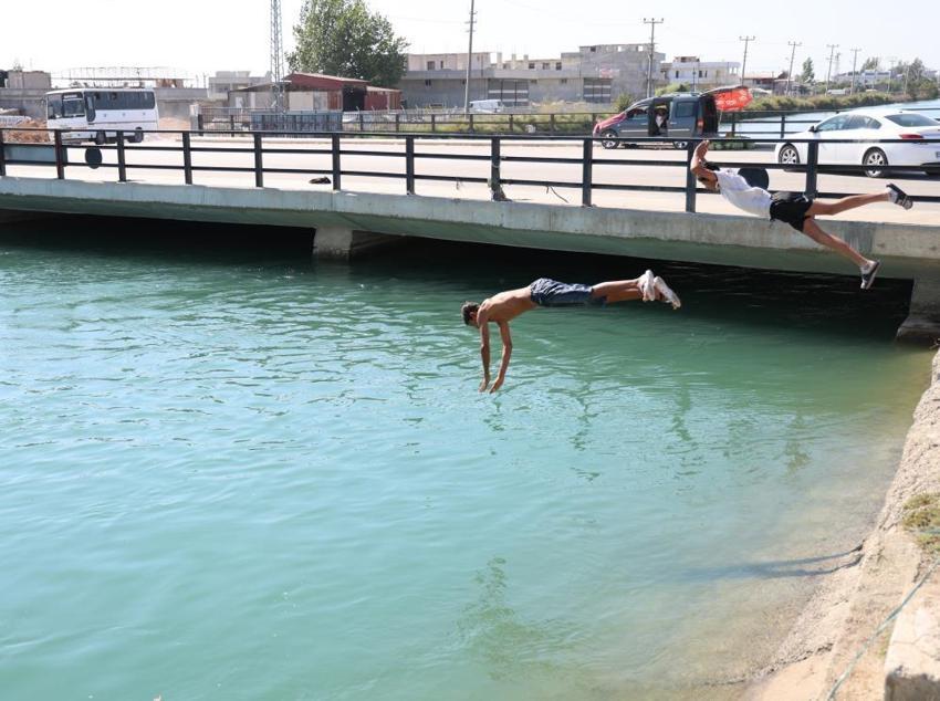 Sıcaktan bunaldı, buzdolabı kapağından kendine kayık yaptı!