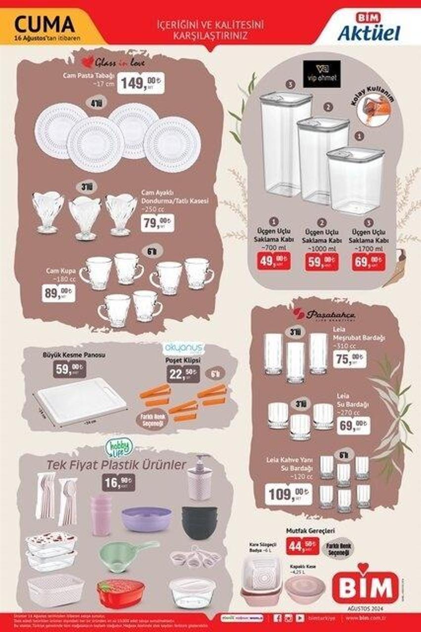 BİM 14-16 Ağustos aktüel katalog 2024: BİM'de bu ürünler kampanya fiyatına satılıyor! Raflara dizildi...