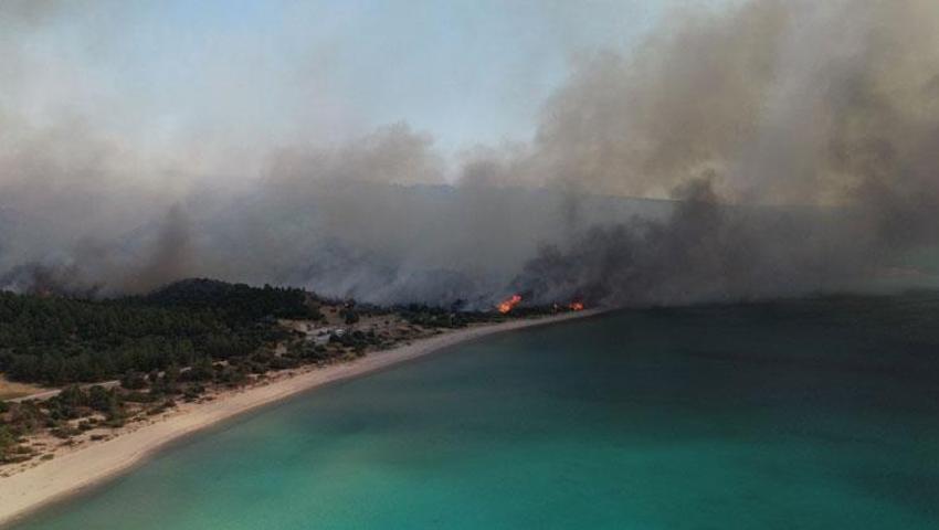 Çanakkale’nin Eceabat ilçesinde orman yangını çıktı! Bakan Yumaklı son durumu açıkladı