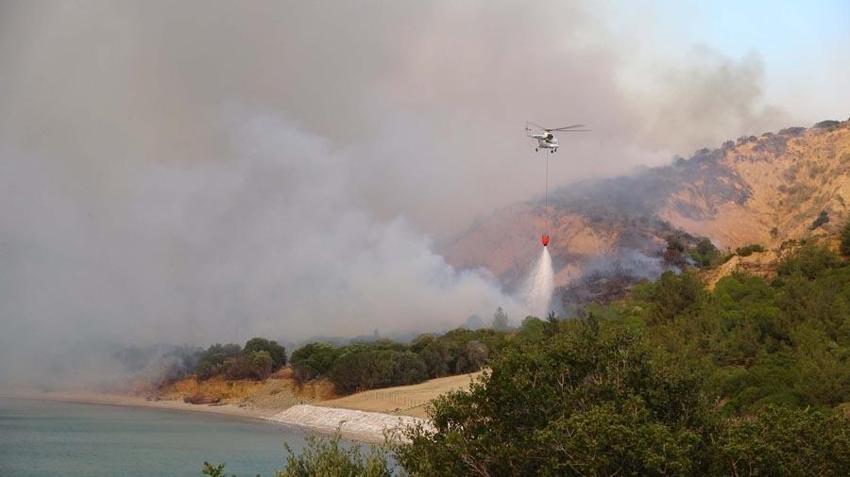 Çanakkale’nin Eceabat ilçesinde orman yangını çıktı! Bakan Yumaklı son durumu açıkladı