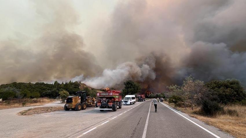 Çanakkale’nin Eceabat ilçesinde orman yangını çıktı! Bakan Yumaklı son durumu açıkladı