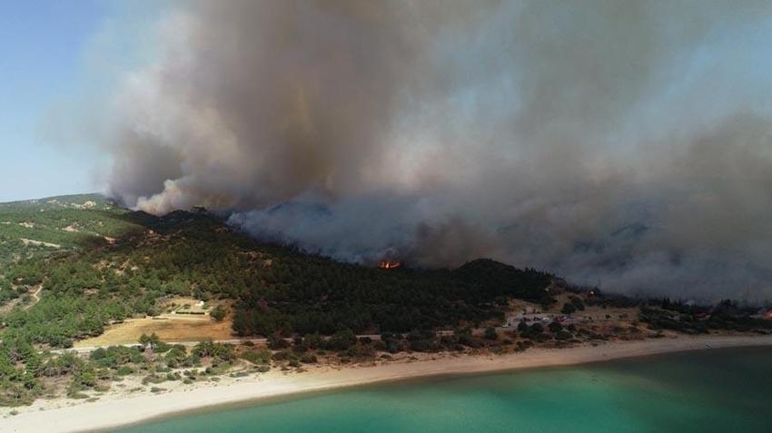 Çanakkale’nin Eceabat ilçesinde orman yangını çıktı! Bakan Yumaklı son durumu açıkladı