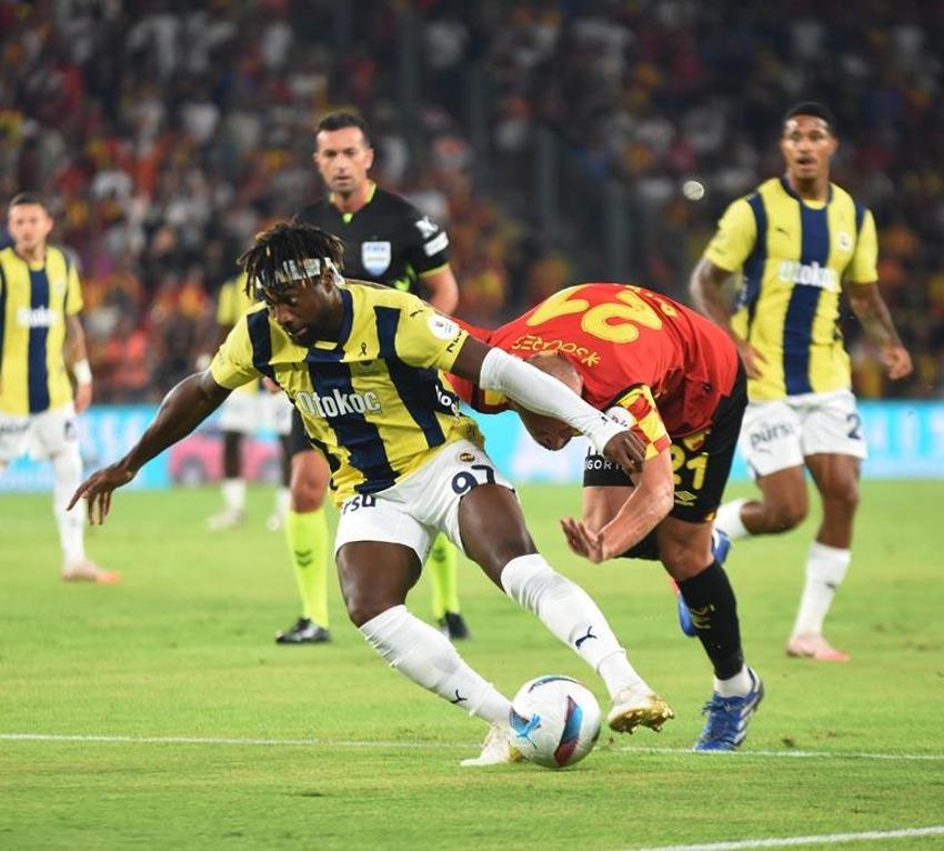Göztepe Fenerbahçe maçında 2-0 öne geçen Kanarya galibiyeti koruyamadı