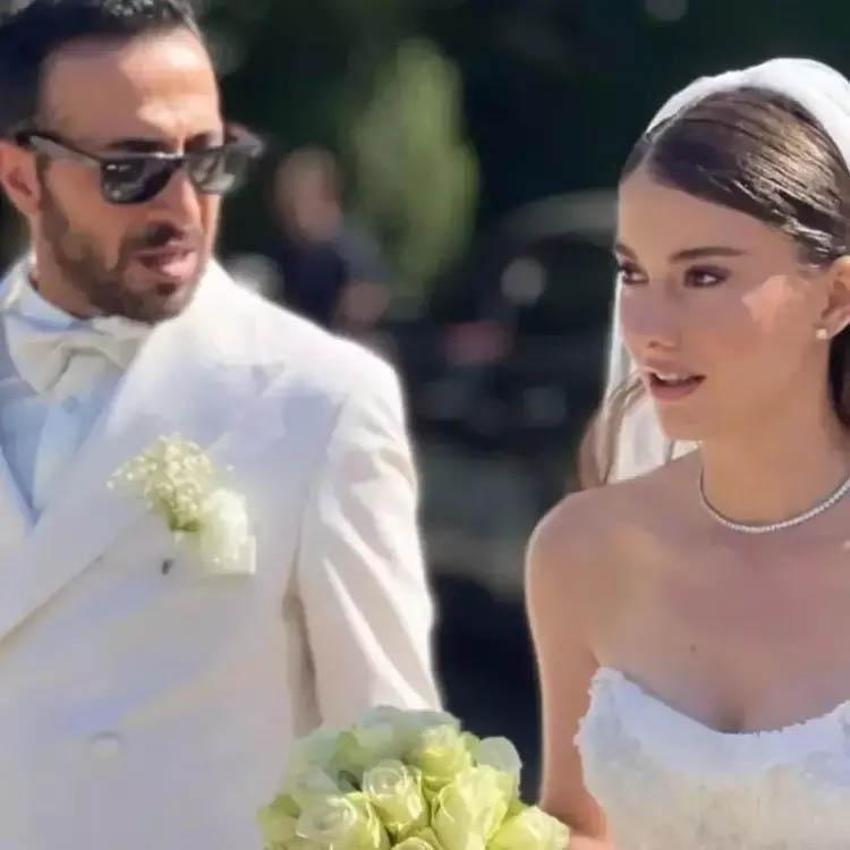 Dizi aşkı nikahla sonuçlandı! Beril Pozam ve  Ersin Arıcı evlendi