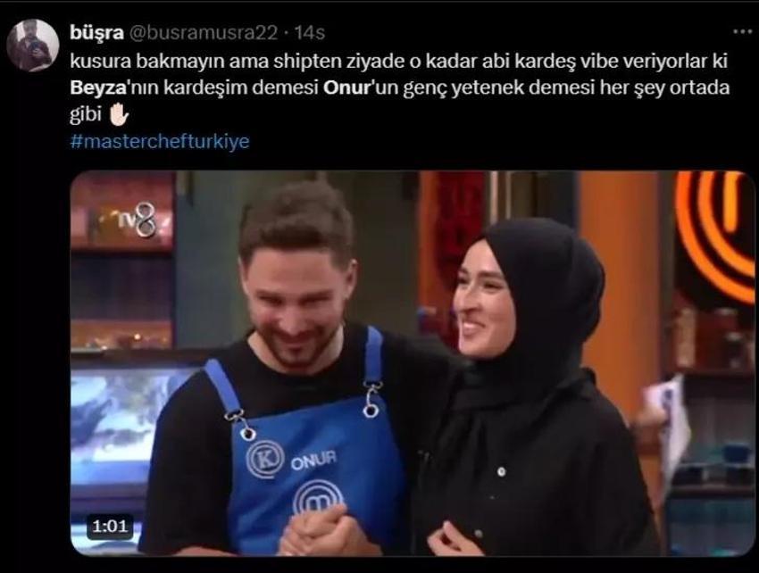 MasterChef Beyza ve Onur sevgili mi? Sosyal medya çalkalanıyor! Aşk mı, dostluk mu?