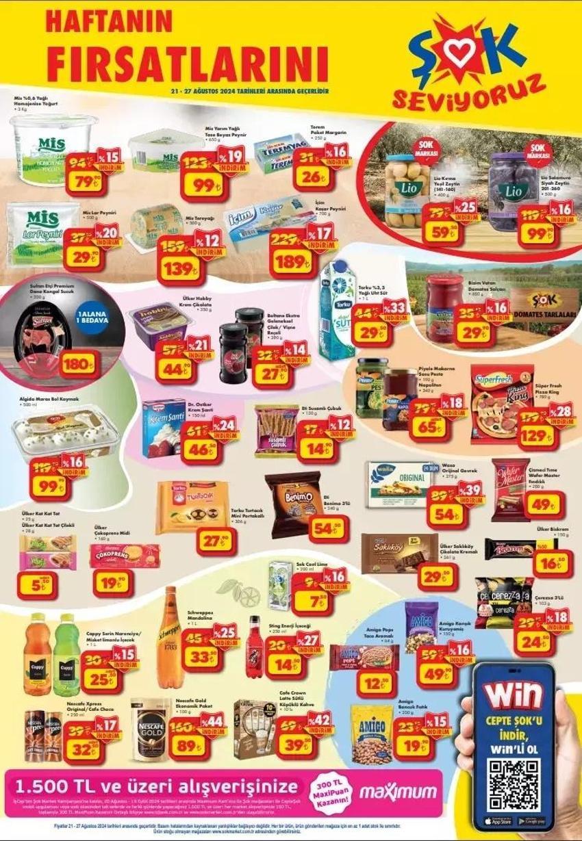 ŞOK aktüel 21-27 Ağustos katalog 2024: Bu hafta ŞOK markette hangi ürünler indirimli?