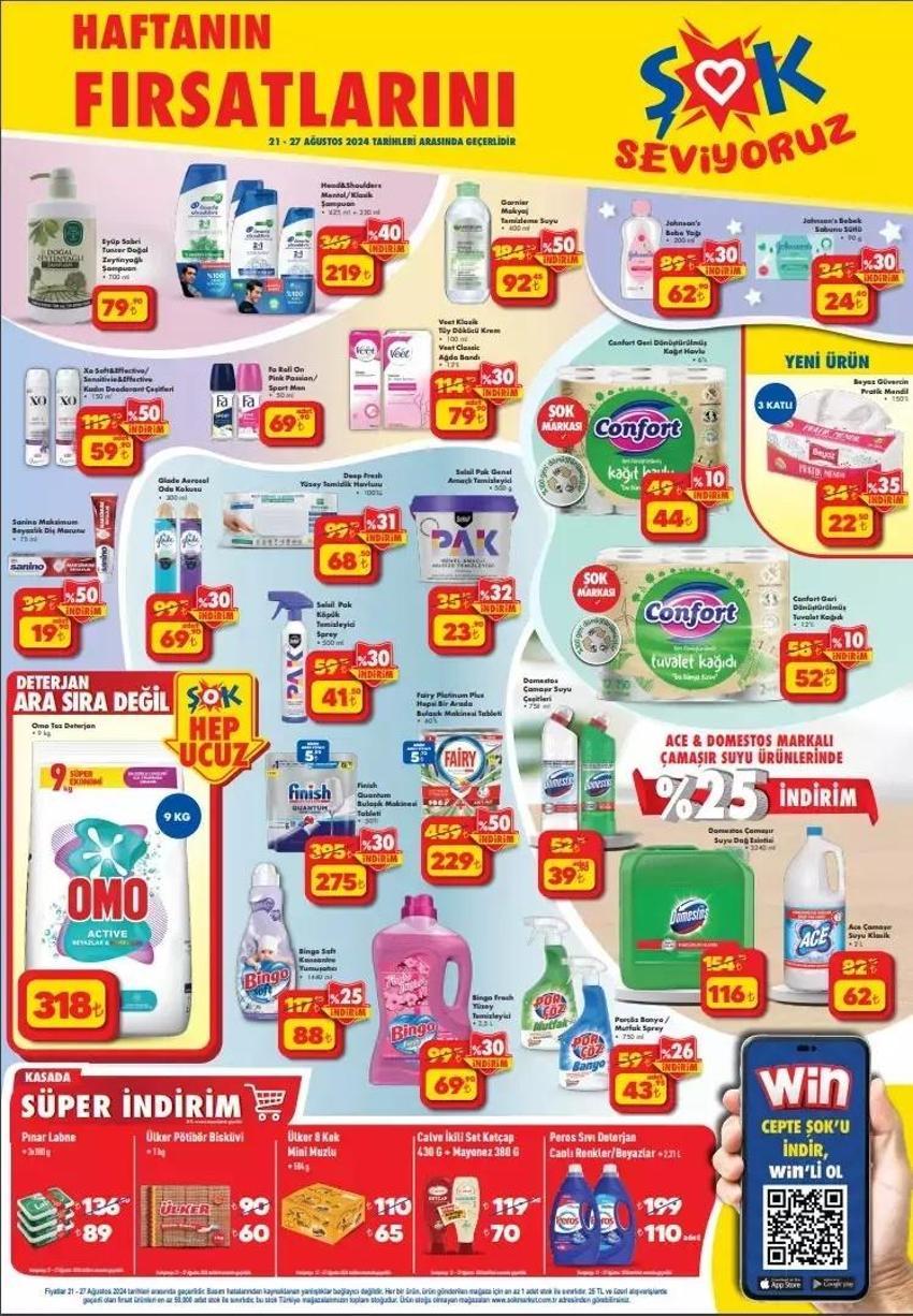 ŞOK aktüel 21-27 Ağustos katalog 2024: Bu hafta ŞOK markette hangi ürünler indirimli?