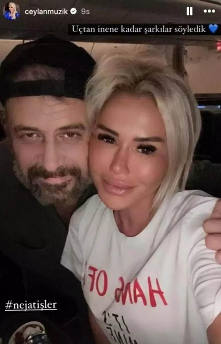Şarkıcı Ceylan'ın Nejat İşler paylaşımı güldürmüştü!'Filtre falan yok arkadaşlar'