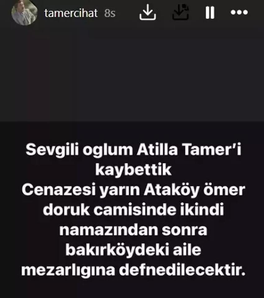 Usta sanatçı Cihat Tamer'in acı günü! Oğlu Atilla Tamer hayatını kaybetti