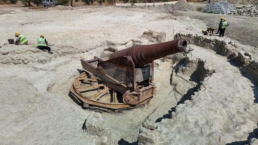 Çanakkale Savaşları'ndan kalan 109 yıllık top mevzileri bulundu! Mehmetçik, Çanakkale Boğazı'nı işte bu toplarla geçilmez yaptı
