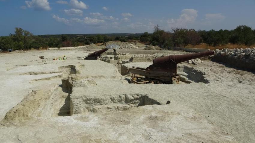 Çanakkale Savaşları'ndan kalan 109 yıllık top mevzileri bulundu! Mehmetçik, Çanakkale Boğazı'nı işte bu toplarla geçilmez yaptı