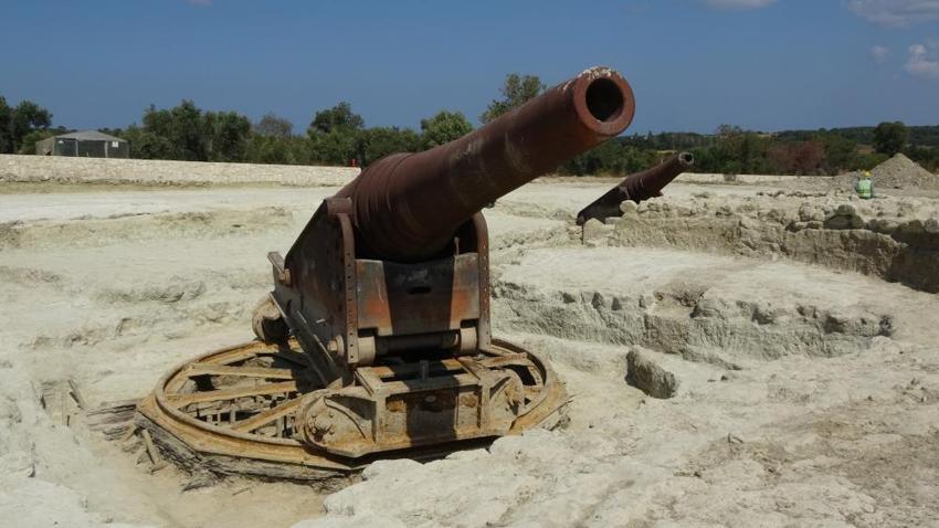 Çanakkale Savaşları'ndan kalan 109 yıllık top mevzileri bulundu! Mehmetçik, Çanakkale Boğazı'nı işte bu toplarla geçilmez yaptı