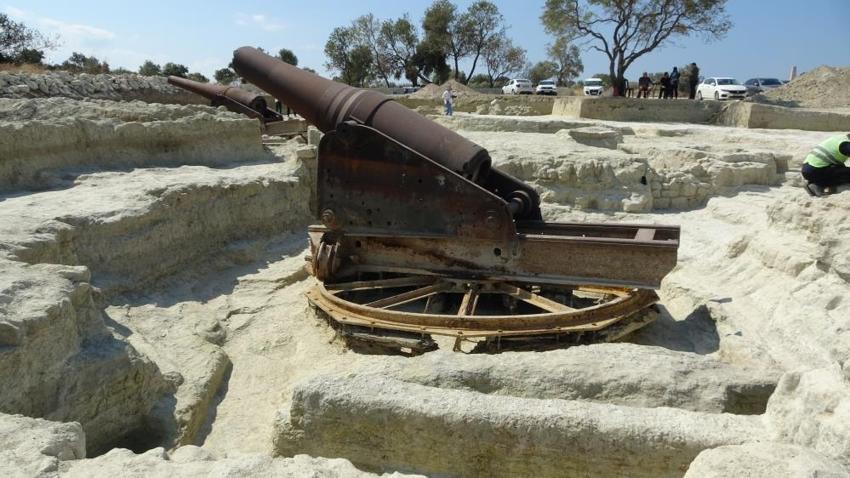 Çanakkale Savaşları'ndan kalan 109 yıllık top mevzileri bulundu! Mehmetçik, Çanakkale Boğazı'nı işte bu toplarla geçilmez yaptı