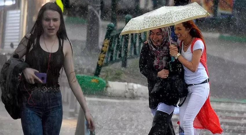 Meteoroloji'den kuvvetli yağış uyarısı: 8 il için sarı kodlu uyarı geldi! Sıcaklıklar 6 derece birden düşecek
