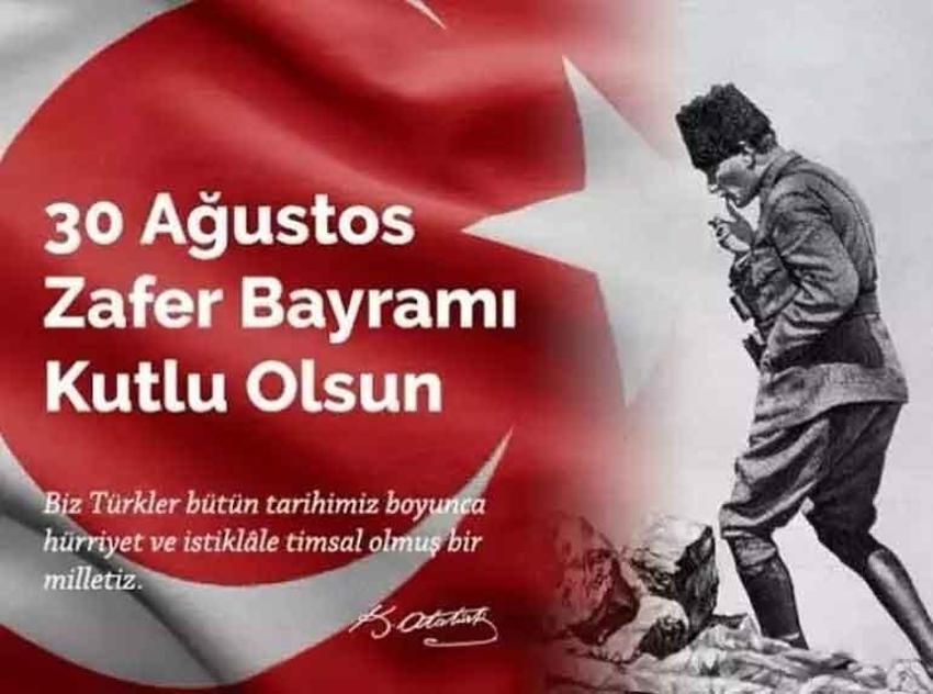 Sanat dünyasının ünlü isimlerinden 30 Ağustos Zafer Bayramı paylaşımları